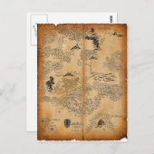 Carte du continent déchu (Devant / Derrière)