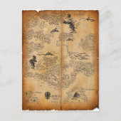 Carte du continent déchu (Devant)