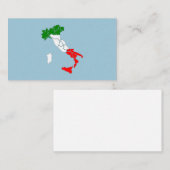 Carte du coque de carte Italie. Porte-carte (Devant / Derrière)