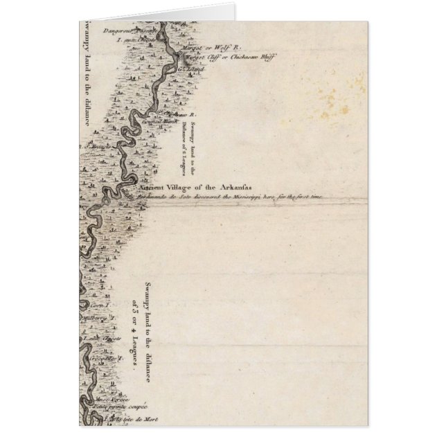 Carte du cours du Mississippi 2 (Devant)