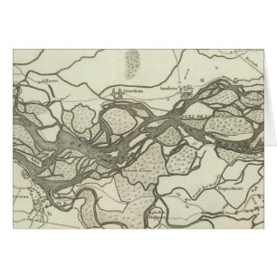 Carte du cours du Rhin