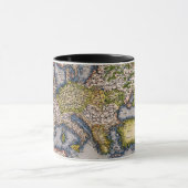 Carte du cru 1572 de tasse de l'Europe (Centre)