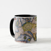 Carte du cru 1572 de tasse de l'Europe (Devant gauche)