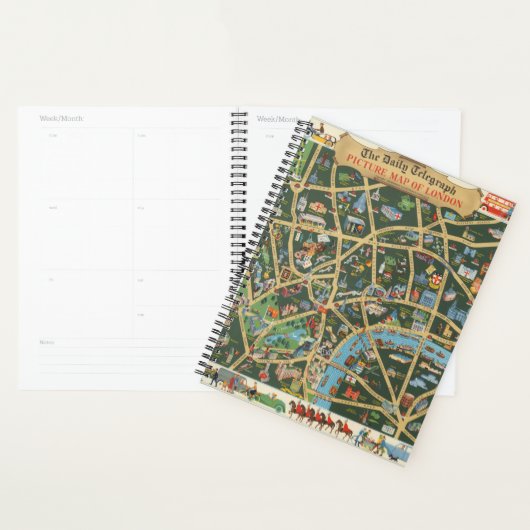 Carte du Daily Telegraph de Londres (Devant avec enveloppe)