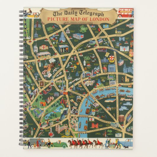Carte du Daily Telegraph de Londres (Devant)