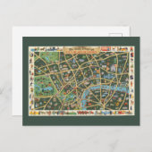 Carte du Daily Telegraph de Londres (Devant / Derrière)