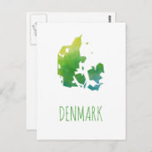 Carte du Danemark (Devant / Derrière)