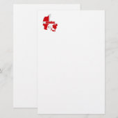 Carte du Danemark (Devant / Derrière)