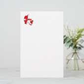 Carte du Danemark (Debout devant)