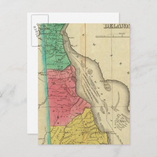 Carte Du Delaware (Devant / Derrière)