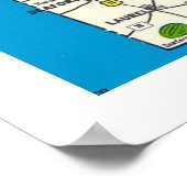 Carte du Delaware Affiche 20x28 (Coin)