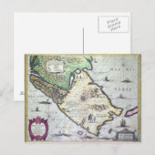 Carte du détroit de Magellan, Patagonie (Devant / Derrière)