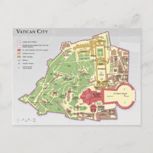 Carte du diagramme de la ville du Vatican