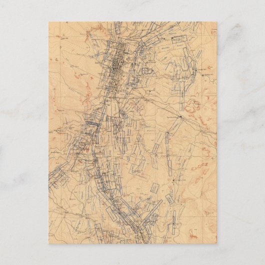 Carte du district de Washoe montrant les revendica (Devant)