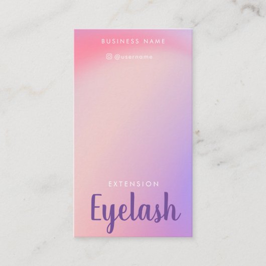 Carte du dossier client de l'extension Hologram Ey (Devant)