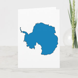 Carte du drapeau antarctique