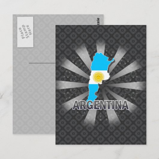 Carte du drapeau argentin 2.0 (Devant / Derrière)