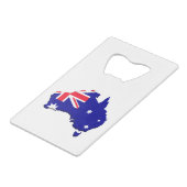 Carte du drapeau australien (Devant Angle)
