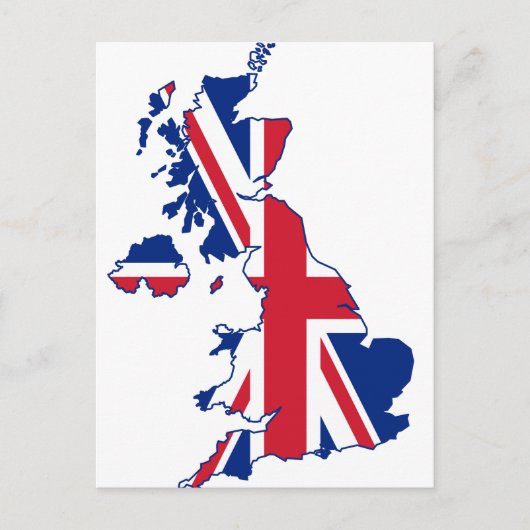 Carte du drapeau britannique (Devant)
