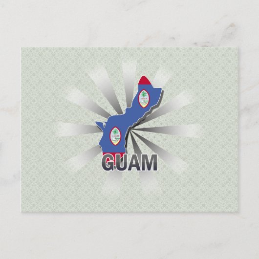 Carte du drapeau de Guam 2.0 (Devant)