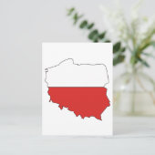 Carte du drapeau de la Pologne (Debout devant)
