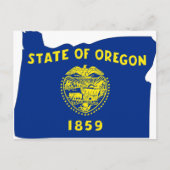 Carte du drapeau de l'Oregon (Devant)