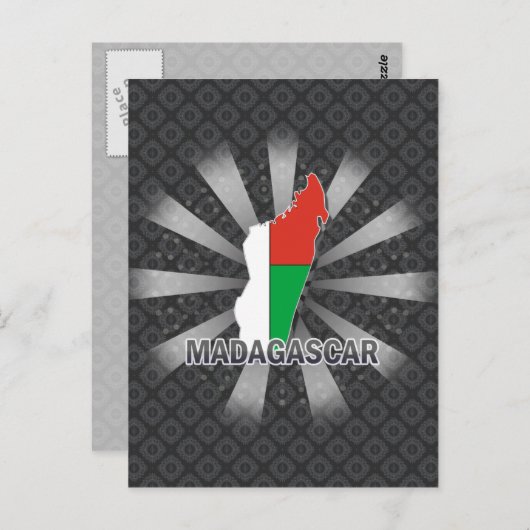 Carte du drapeau de Madagascar 2.0 (Devant / Derrière)