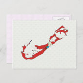 Carte du drapeau des Bermudes pleine taille (Devant / Derrière)