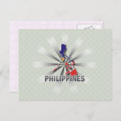 Carte du drapeau des Philippines 2.0 (Devant / Derrière)