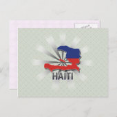 Carte du drapeau d'Haïti 2.0 (Devant / Derrière)
