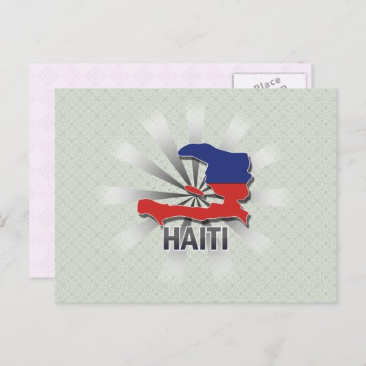 Carte du drapeau d'Haïti 2.0 (Devant / Derrière)