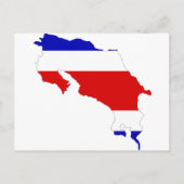 Carte du drapeau du Costa Rica (Devant)