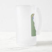 Carte du drapeau du Delaware City Mug (Devant droit)