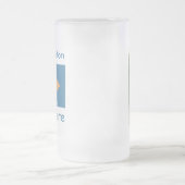 Carte du drapeau du Delaware City Mug (Centre)