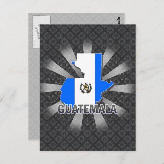 Carte du drapeau du Guatemala 2.0 (Devant / Derrière)