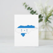 Carte du drapeau du Honduras (Debout devant)