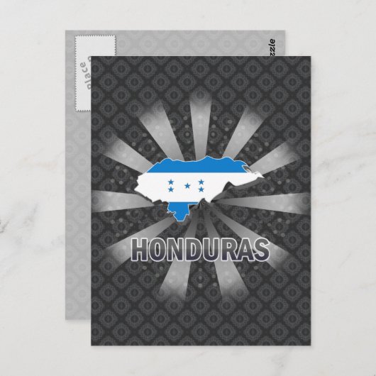 Carte du drapeau du Honduras 2.0 (Devant / Derrière)