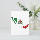 Carte du drapeau du Mexique (Debout devant)