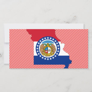 Carte du drapeau du Missouri