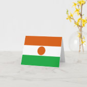 Carte du drapeau du Niger (Fleur jaune)