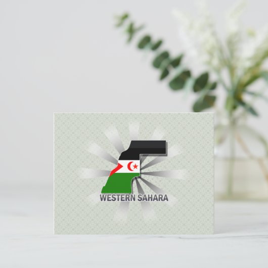 Carte du drapeau du Sahara occidental 2.0 (Debout devant)