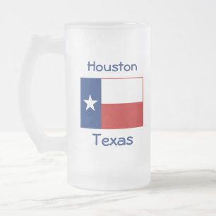 Carte du drapeau du Texas City Mug