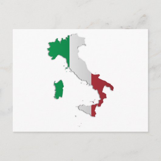 Carte du drapeau italien (Devant)