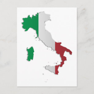 Carte du drapeau italien