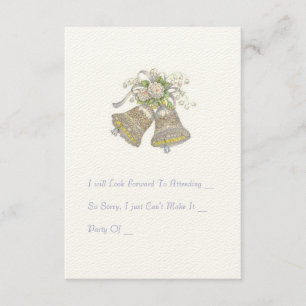 Carte du faire-part de mariage RSVP. "Mariage