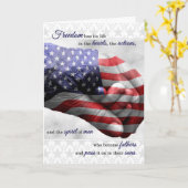 Carte du Fils Militaire à Papa en Fête des pères (Fleur jaune)