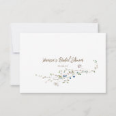 Carte du Fonds pour la lune de miel du Fleur sauva (Dos)