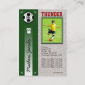 Carte du football (Dos)