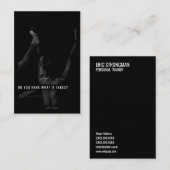 Carte du formateur de motivation et d'inspiration  (Devant / Derrière)