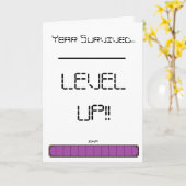 Carte du Gamer Level (Fleur jaune)